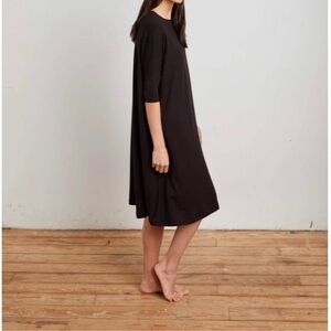 Mimu maxi  Black Midi Dress
